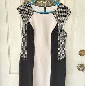 Calvin Klein Monochrome Midi Dress